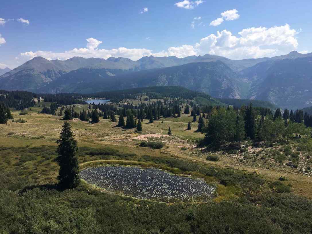 Vista along the Million Dollar Highway near Silverton