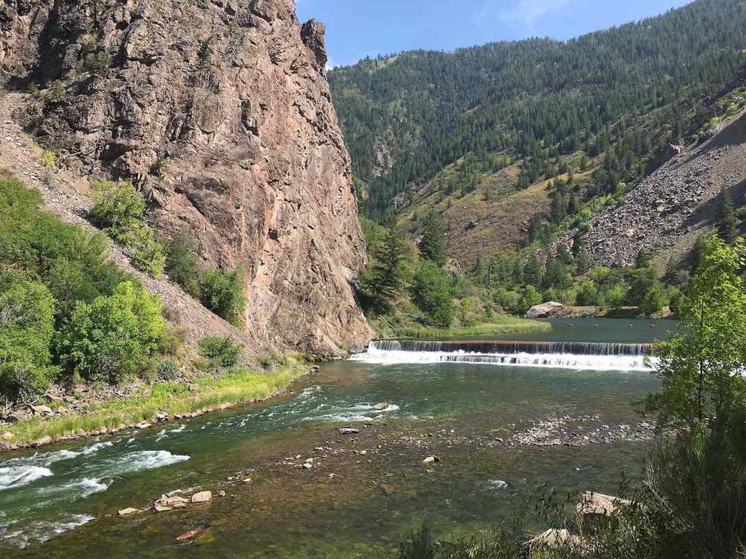 Gunnison River diversion tunnel in Black Canyon of the Gunnison National Park