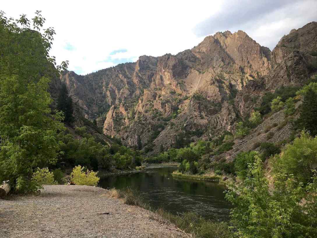 Gunnison River at East Portal Campground