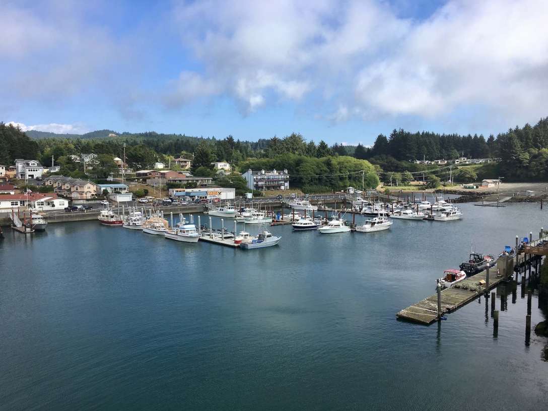 Depoe Bay Oregon Harbor - the "world's smallest"