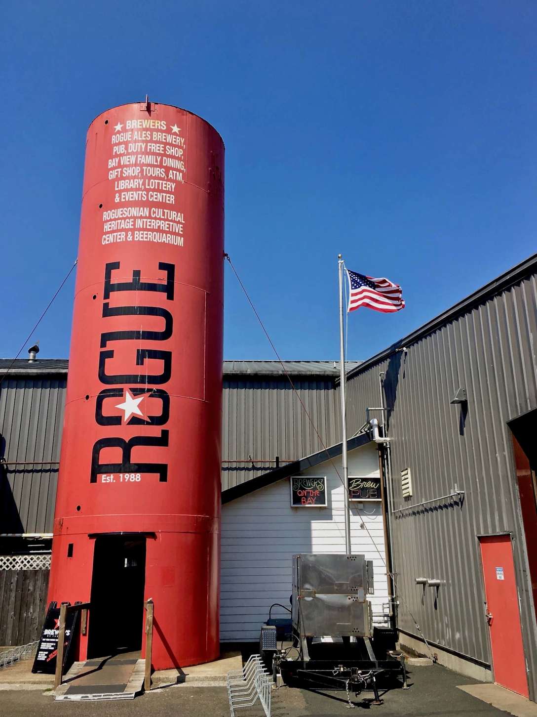 Rogue Brewing Brewery Entrance Newport Oregon