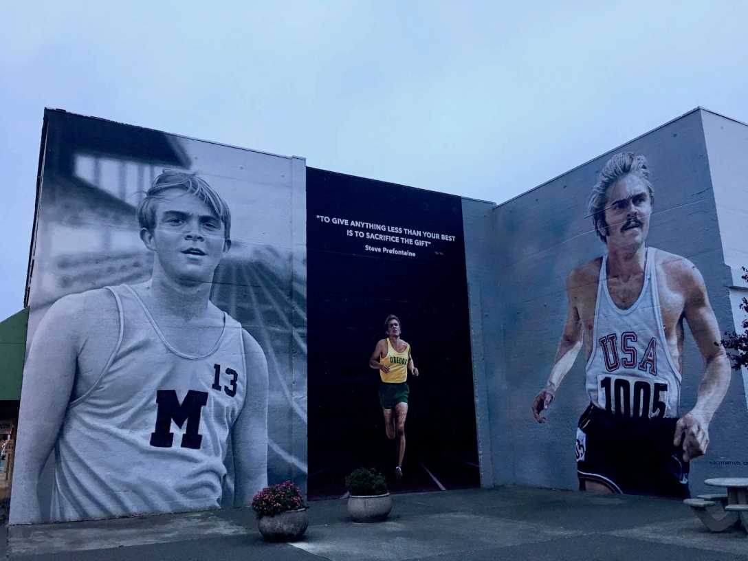 Steve Prefontaine Memorial mural