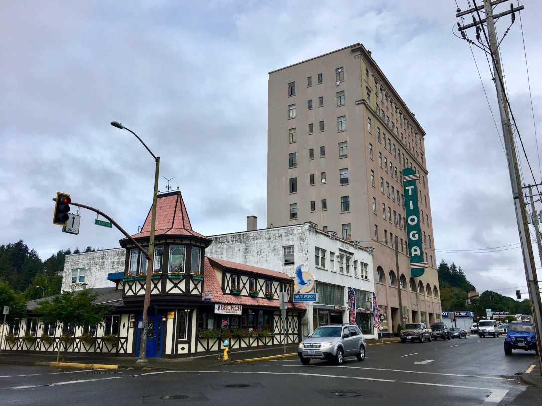 The Blue Heron German Restaurant downtown Coos Bay