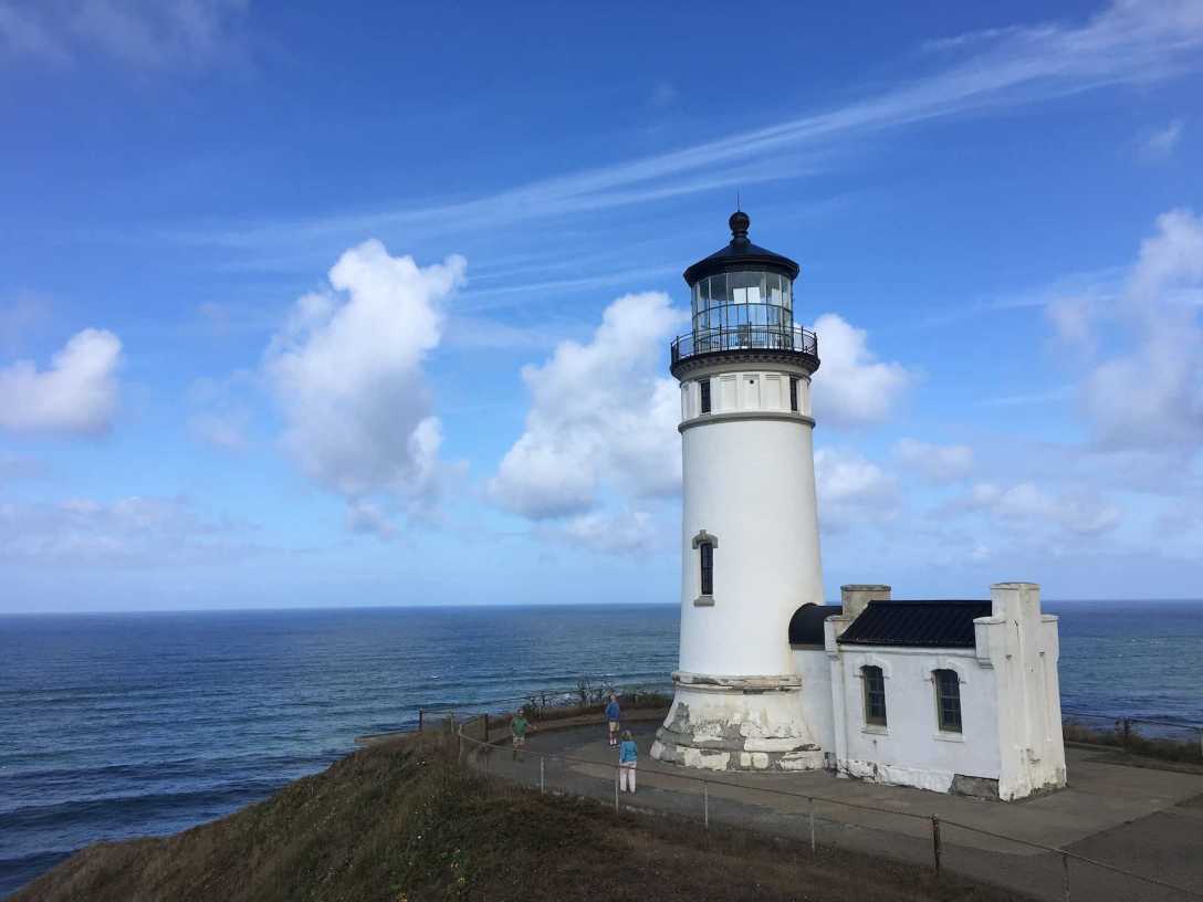 North Light lighthouse in Cape Disappointment State Park Washington Coast