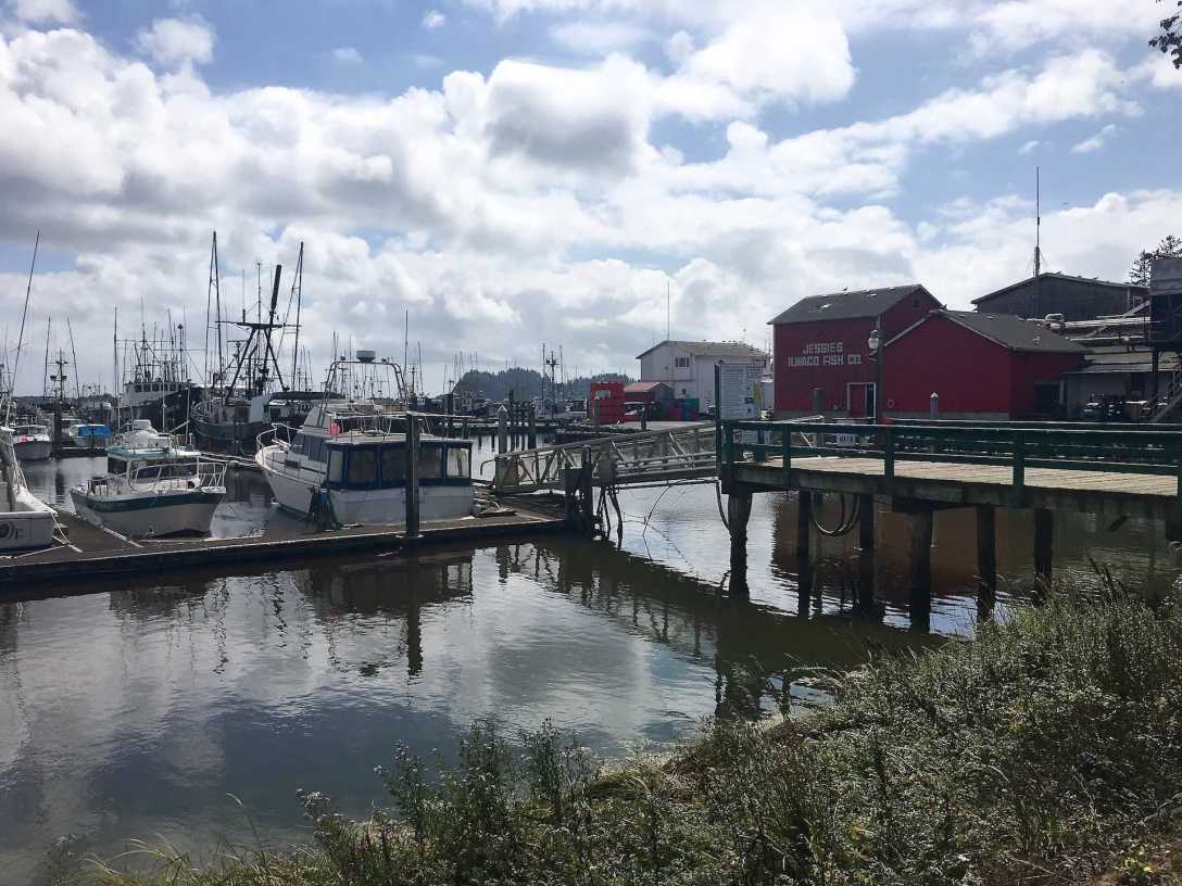 Ilwaco Washington harbor fishing village