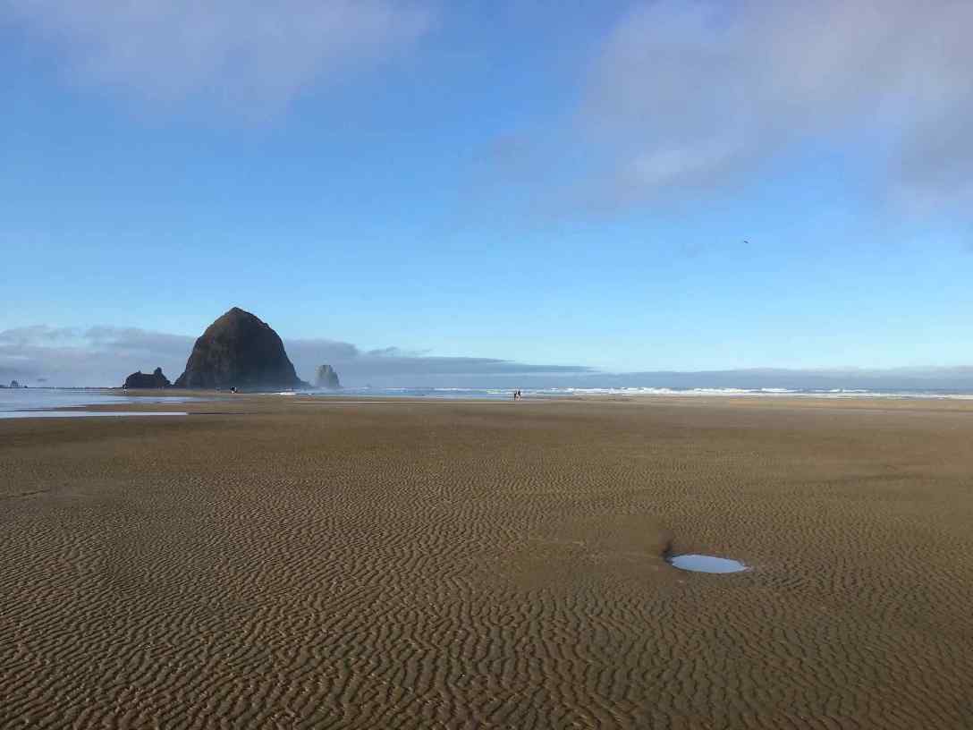 Haystack Rock in Cannon Beach Oregon one of the world's largest sea stacks