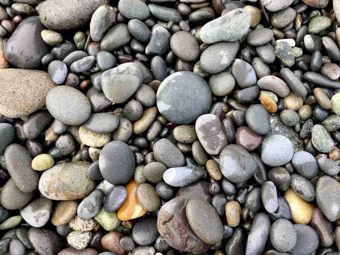 Rialto Beach tumbled pebbles Olympic National Park