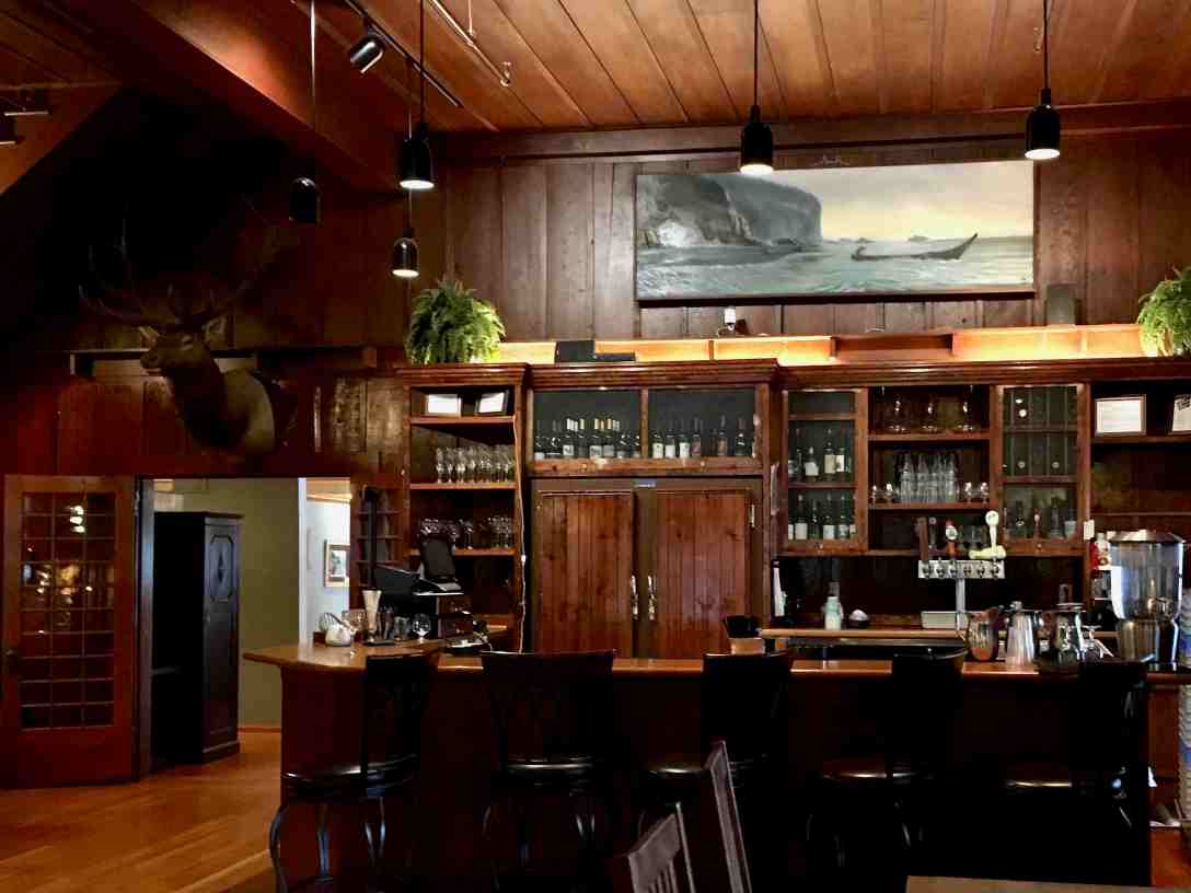 Lounge at Lake Crescent Lodge Olympic National Park