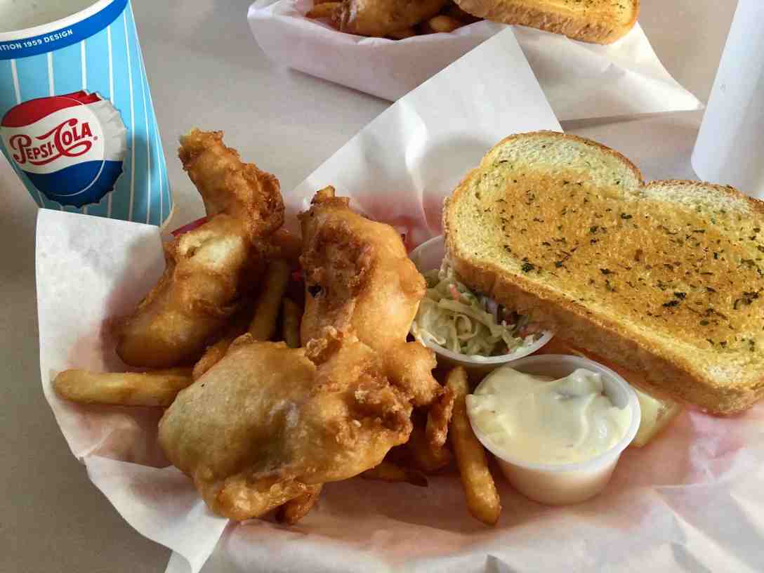 Tasty Fish & Chips at Sea J's Cafe in Port Townsend, Washington