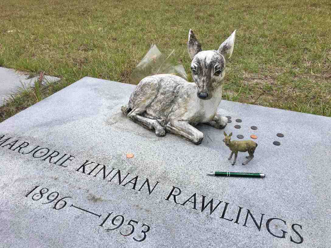 In tribute, at Marjorie Kinnan Rawlings Gravesite in Island Grove. Florida