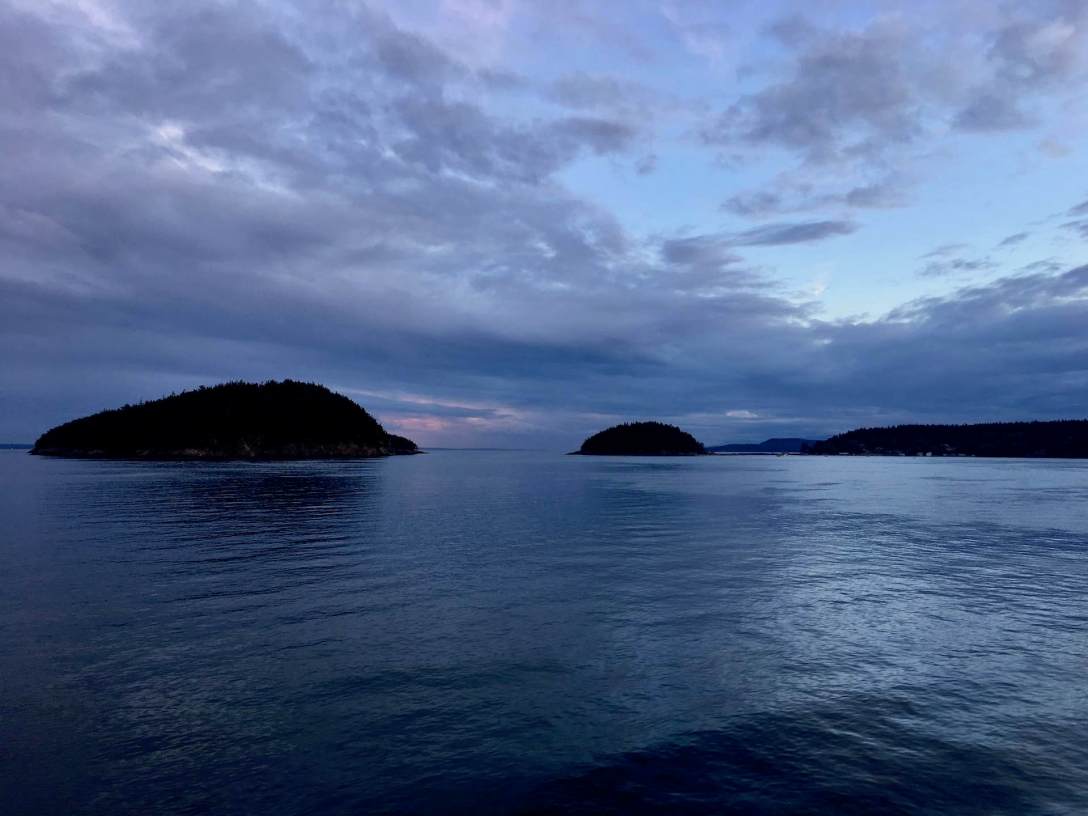 Last light, San Juan Islands