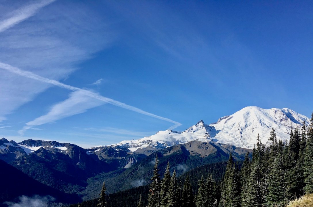 Mount Rainier from Sunrise Point in National Park