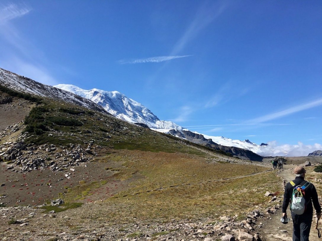 Trail to First Burroughs Mount Rainier National Park