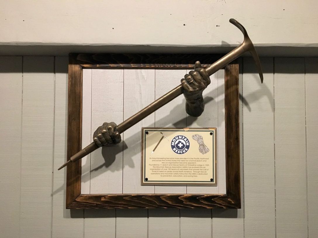 Interior of Timberline Lodge in Mt. Hood, Oregon