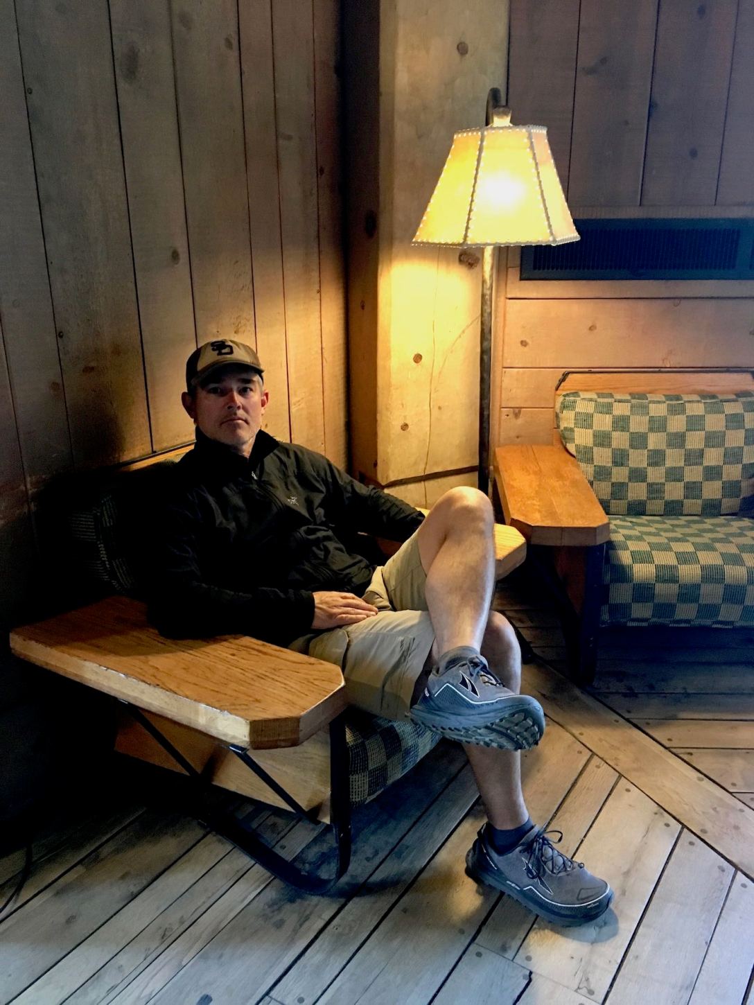 Cozy conversation areas at Timberline Lodge in Mt. Hood, Oregon