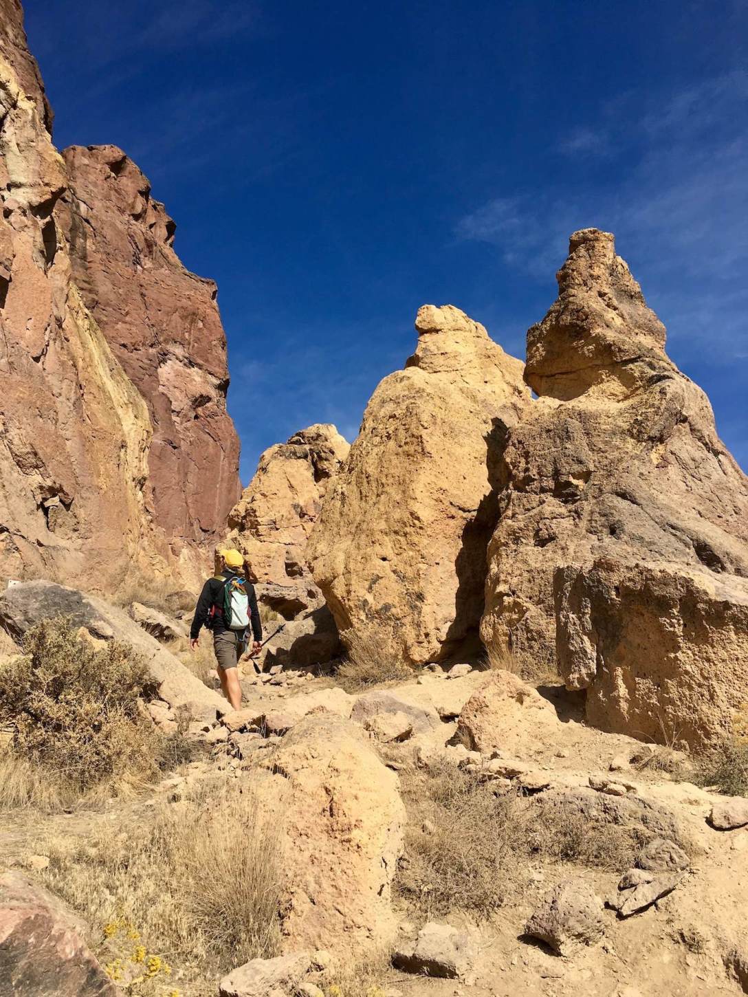 Along the Misery Ridge Trail in Smith Rock State Park, Oregon