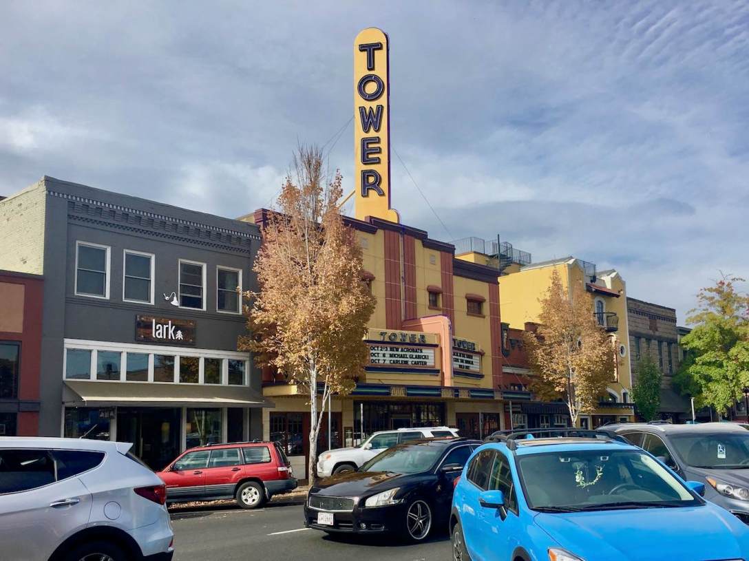 Historic Tower Theatre in downtown Bend, Oregon
