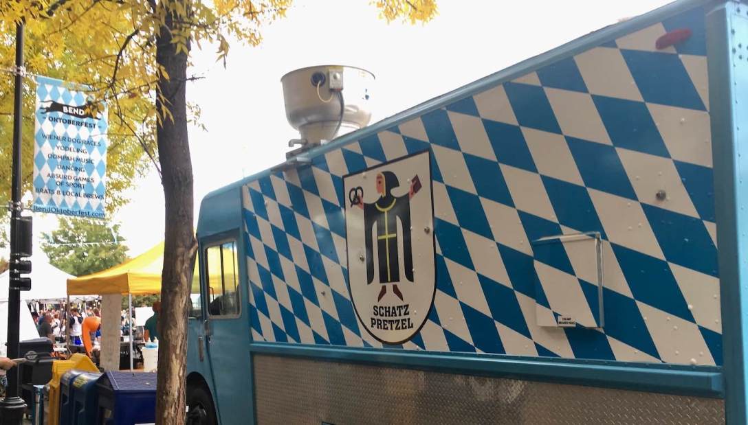 Schatz Pretzel food truck at Bend Oregon Oktoberfest