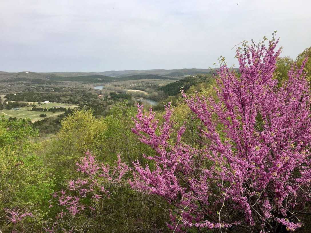 Inspiration Point near Eureka Springs in the Ozark Mountains, Arkansas