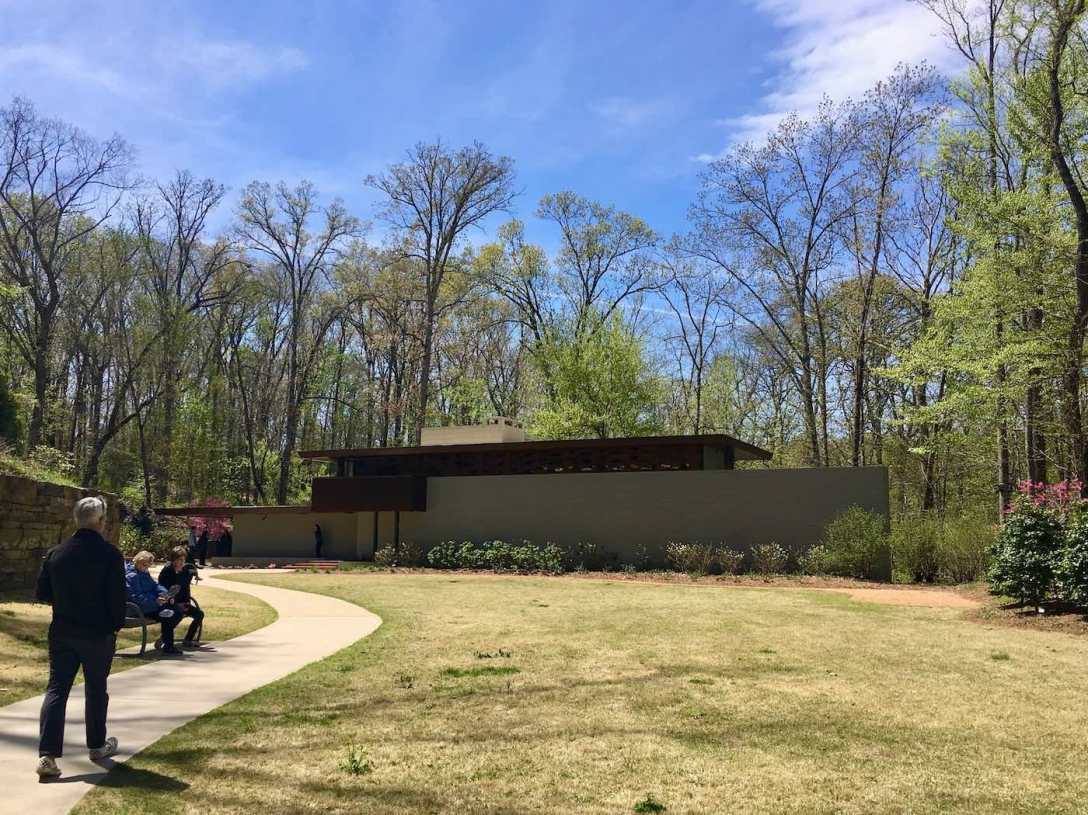 Frank Lloyd Wright designed Bachman-Wilson House at Crystal Bridges Museum of American Art