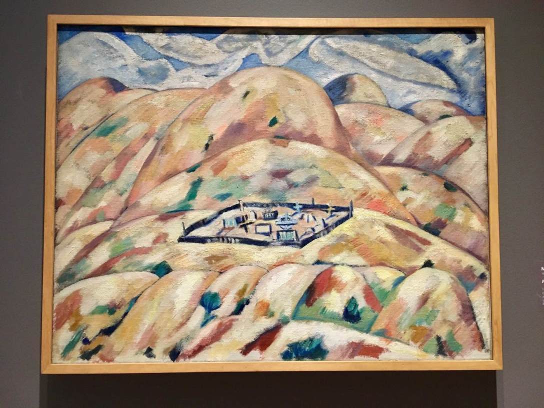Marsden Hartley's painting New Mexico No.2 at Crystal Bridges Museum of American Art