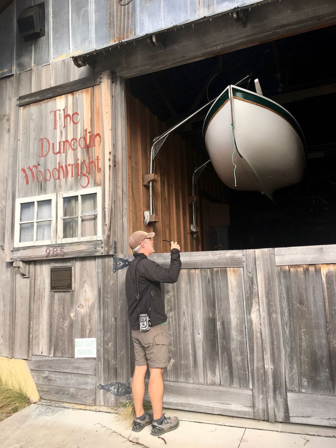 The Woodwright Brewing Company and Dunedin Woodright - Clark Mills old boat shop in Florida