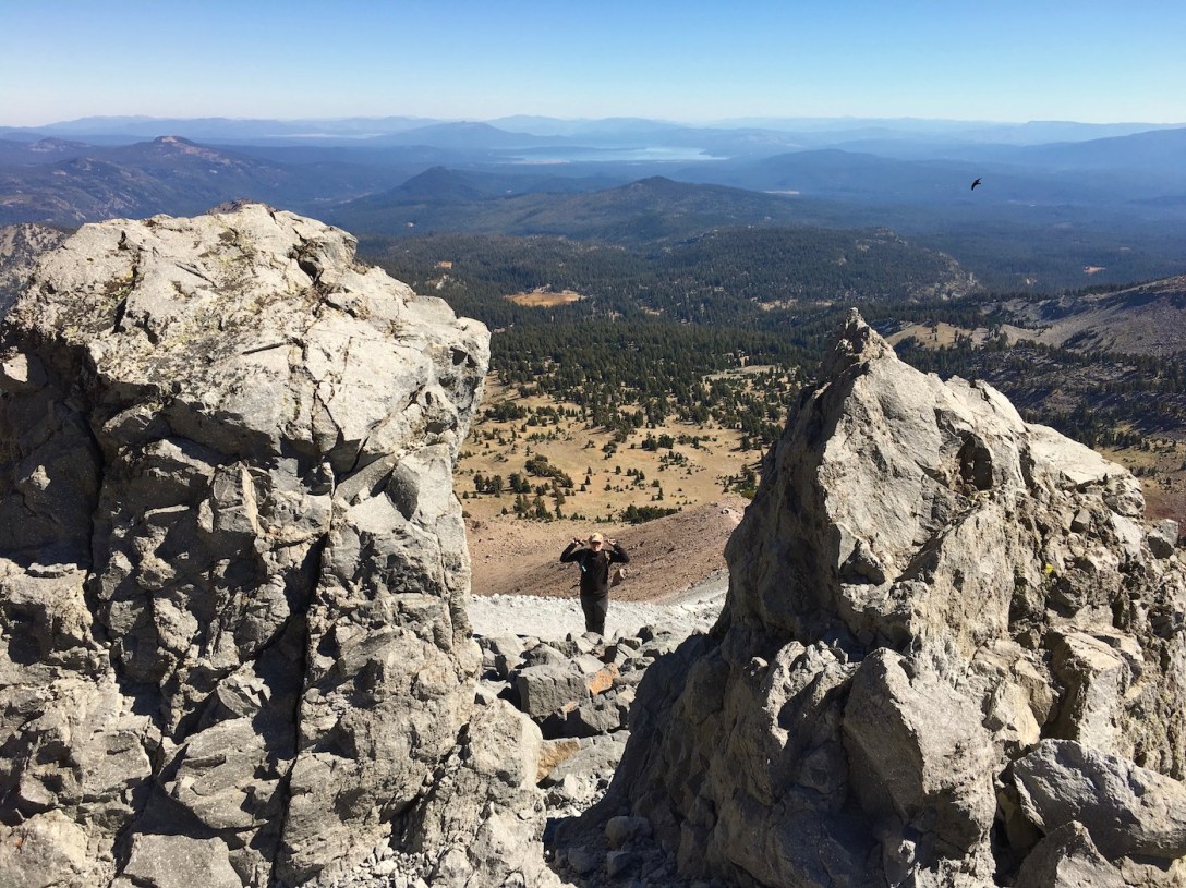 Hiking the Lassen Peak trail in Lassen Volcanic National Park