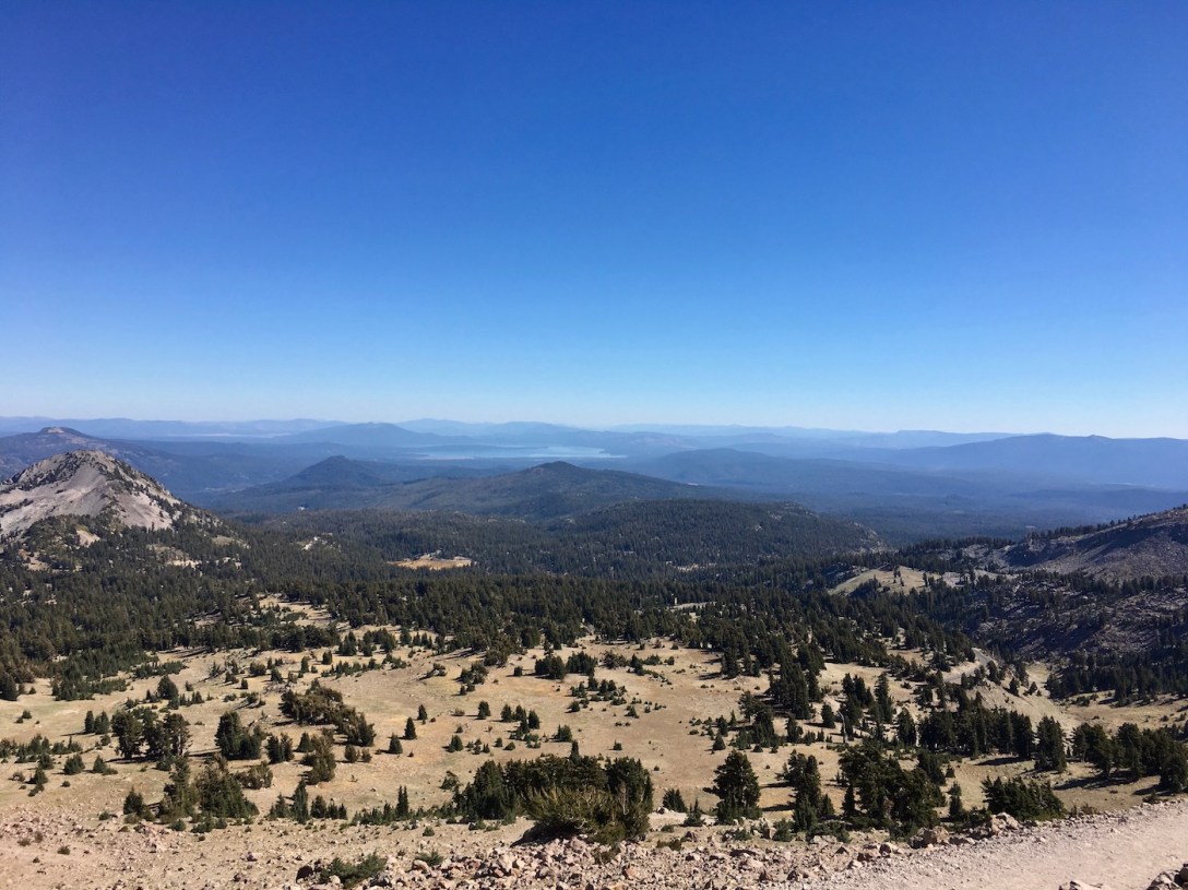 Hiking the Lassen Peak trail in Lassen Volcanic National Park