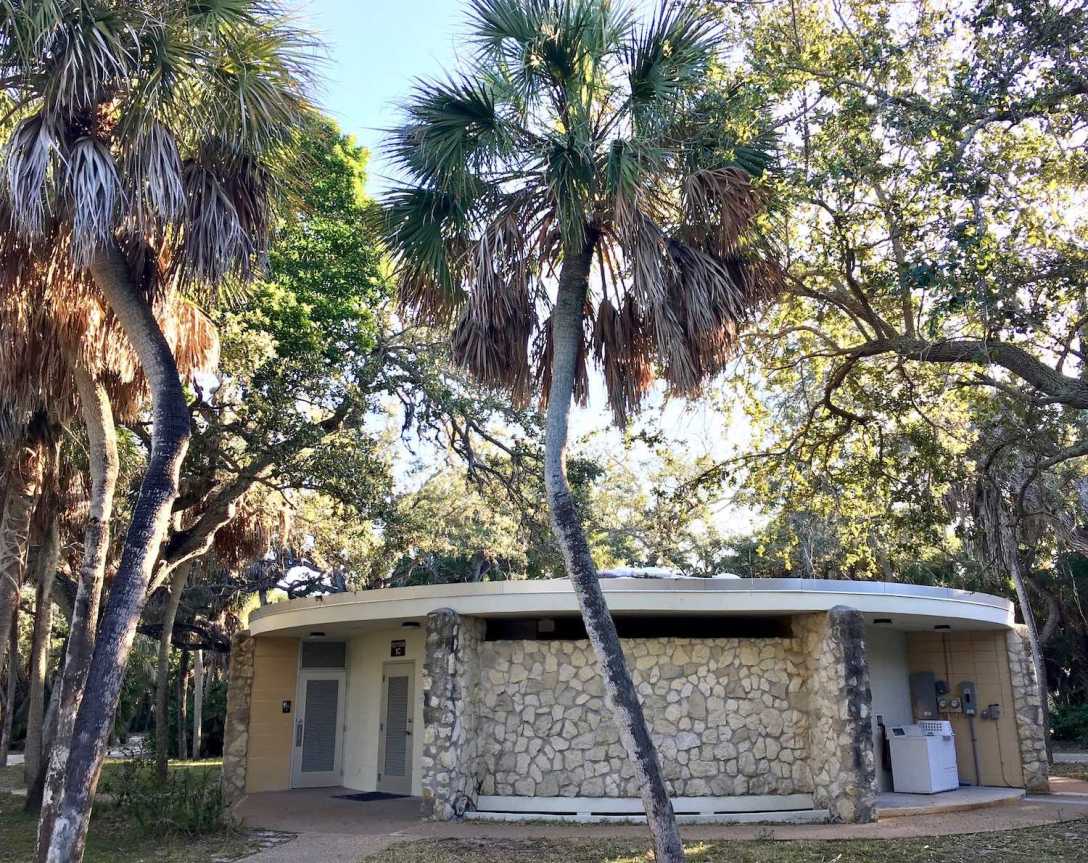 Fort De Soto Park campground convenience station restroom showers