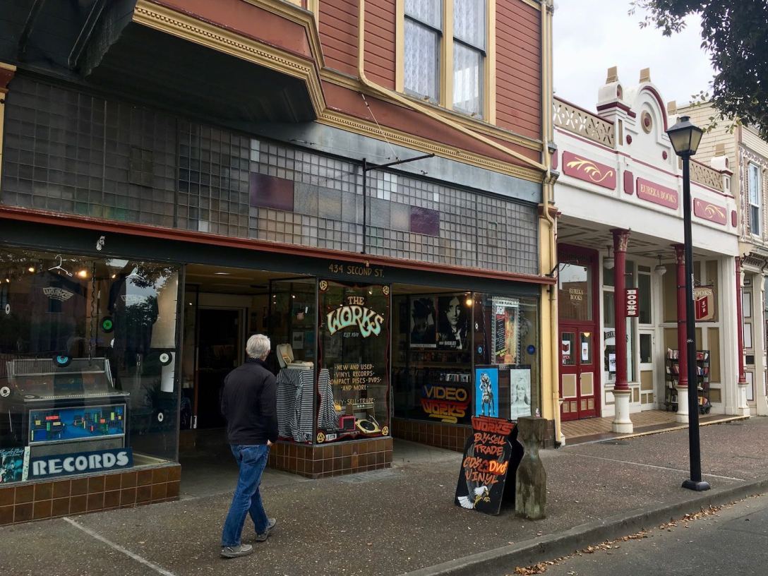 The Works record store in Old Town Eureka California