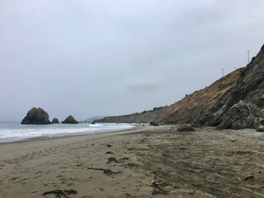 Beach off Pacific Coast Highway 1