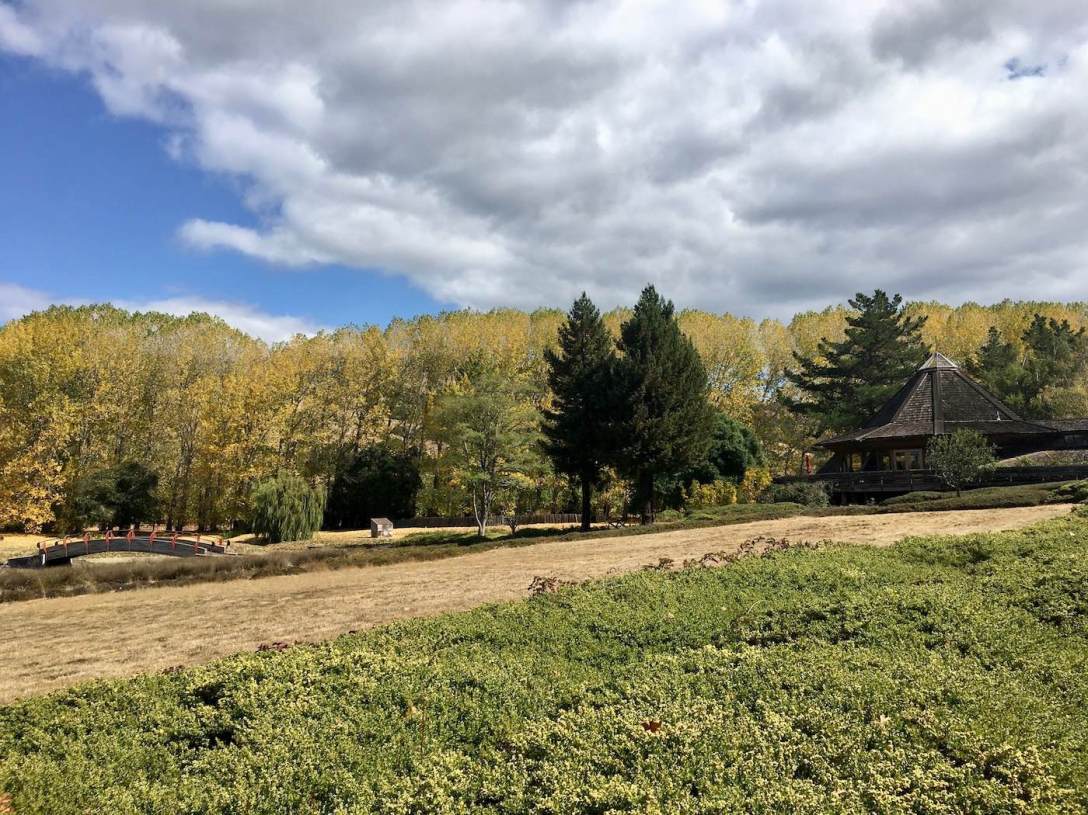 Example of deep end architecture at the Greenwood Ridge Vineyard in Anderson Valley, California
