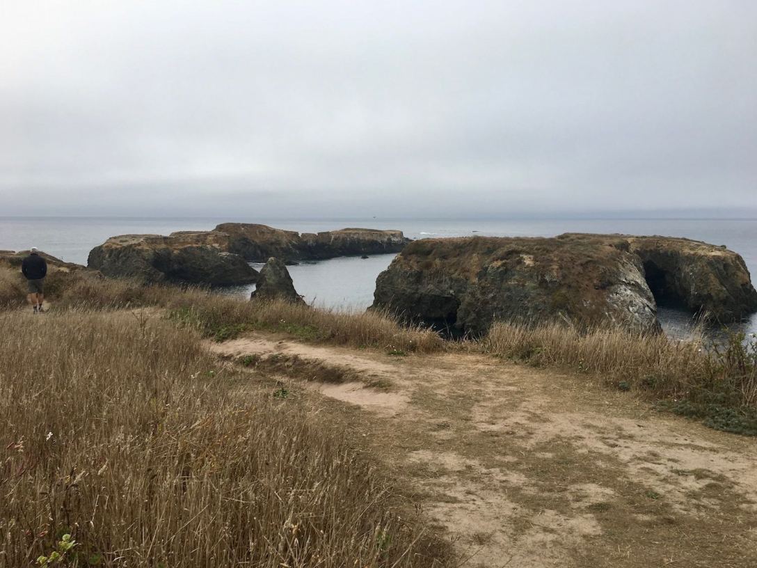 Mendocino Headlands State Park on California's Pacific Coast Highway 1