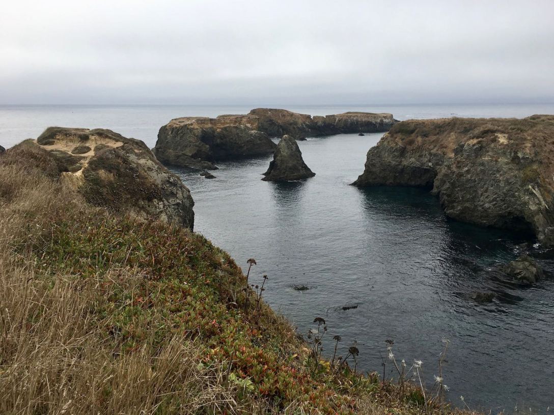 Mendocino Headlands State Park on California's Pacific Coast Highway 1