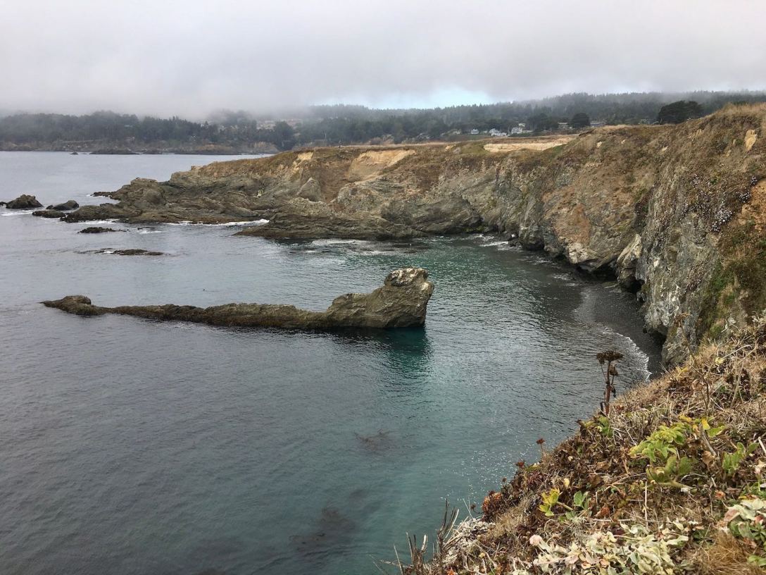 Mendocino Headlands State Park on California's Pacific Coast Highway 1