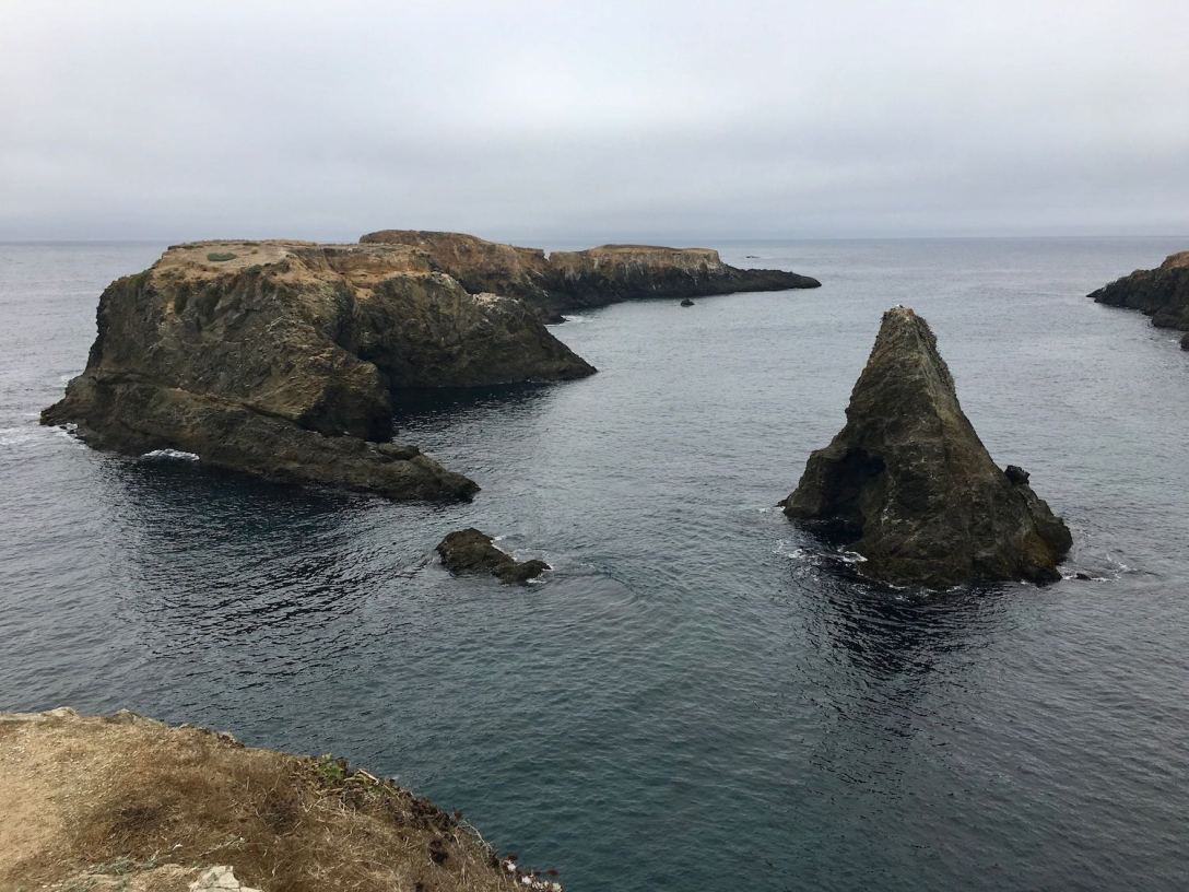 Mendocino Headlands State Park on California's Pacific Coast Highway 1