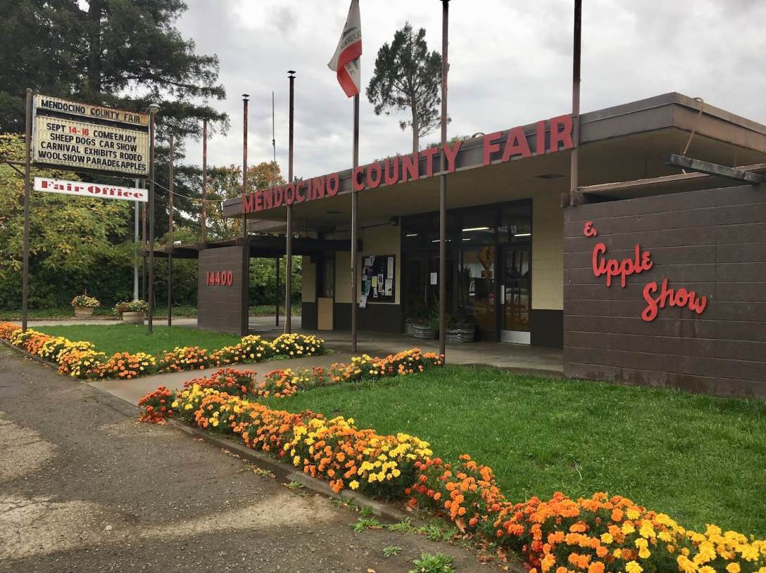 Mendocino County fairgrounds in Boonville, California