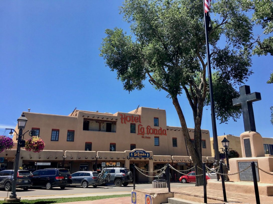 Hotel La Fonda in Taos Plaza New Mexico