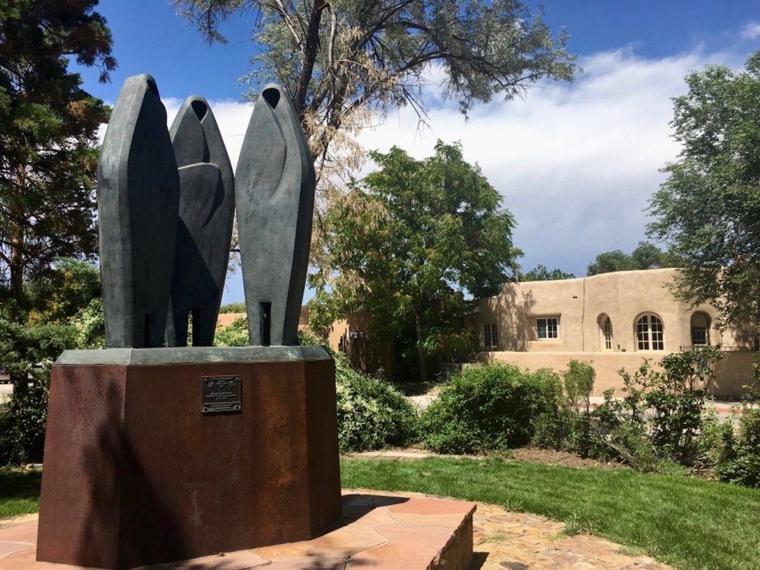 Sculpture Garden surrounding the State Capitol Building "Roundhouse" in Santa Fe