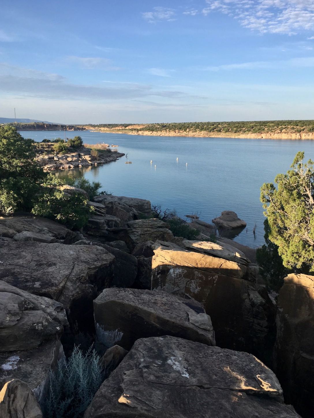 Morning light at Conchas Lake State Park, New Mexico