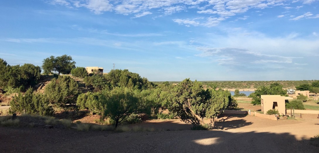 Campground at Conchas Lake State Park, New Mexico