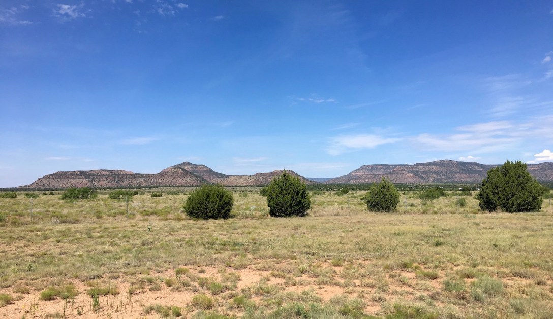 Canadian Escarpment in Northern New Mexico NM Highway 104