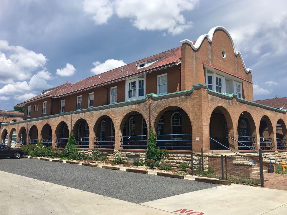 The restored Castaneda Hotel, a Fred Harvey Hotel in Las Vegas, New Mexico