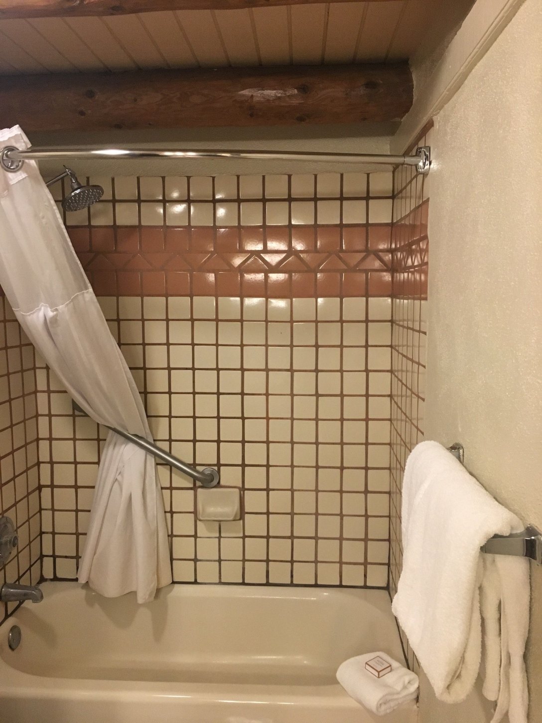 Bathroom at the Historic Sagebrush Inn in Taos, New Mexico