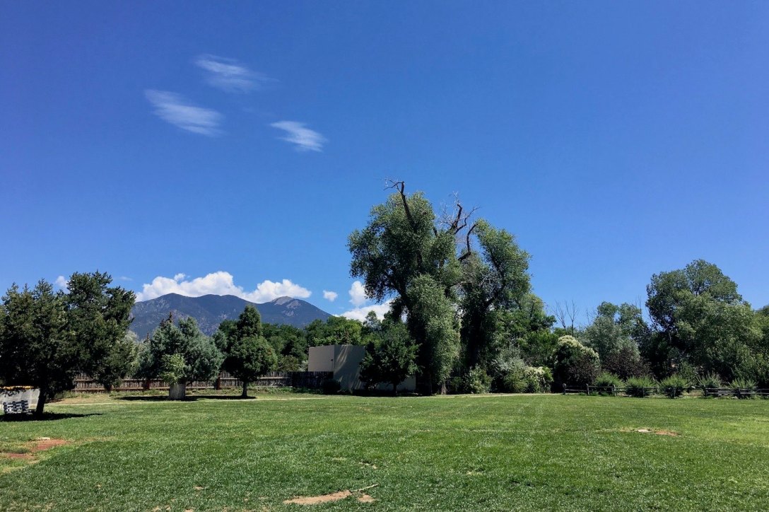 Mountain View from Kit Carson Park in Taos, New Mexico