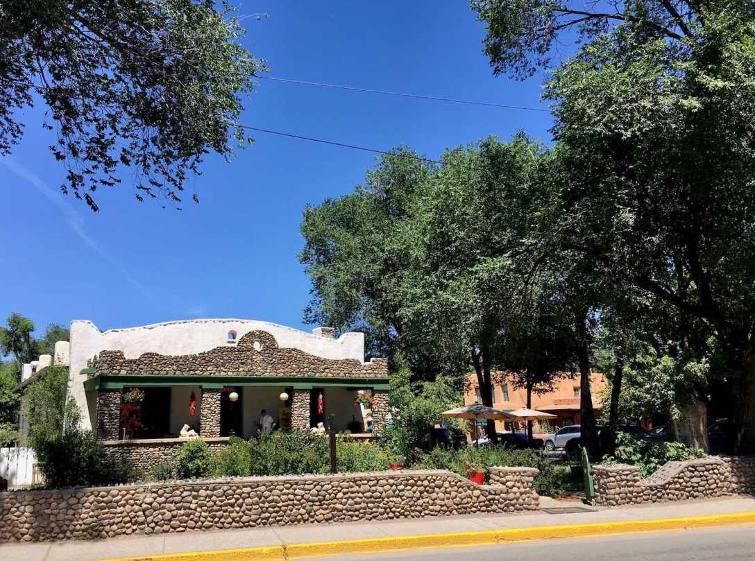 Unique adobe and river rock home on Hwy 64 in Taos, New Mexico