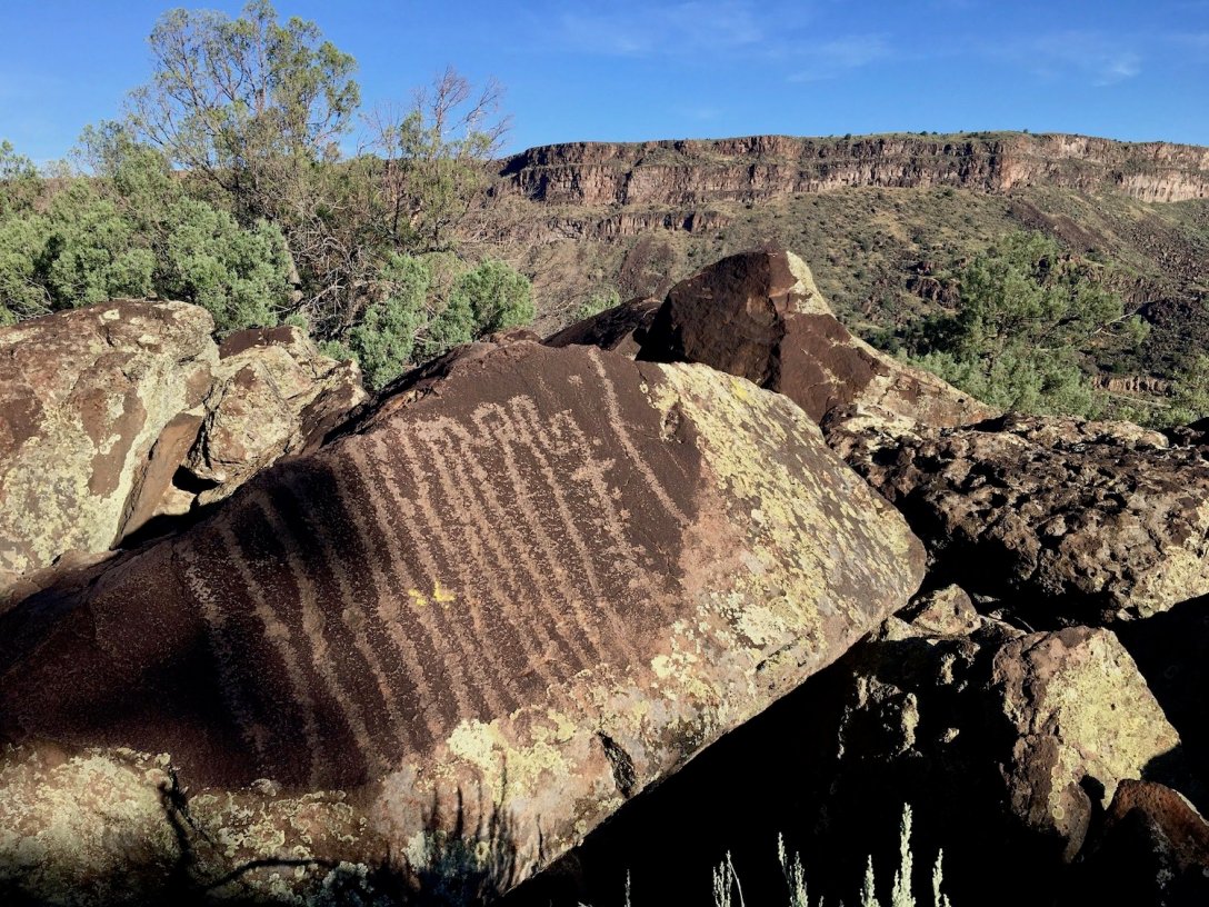 Large Petroglyph on the Picuris Trail in Orilla Verde Recreation Area