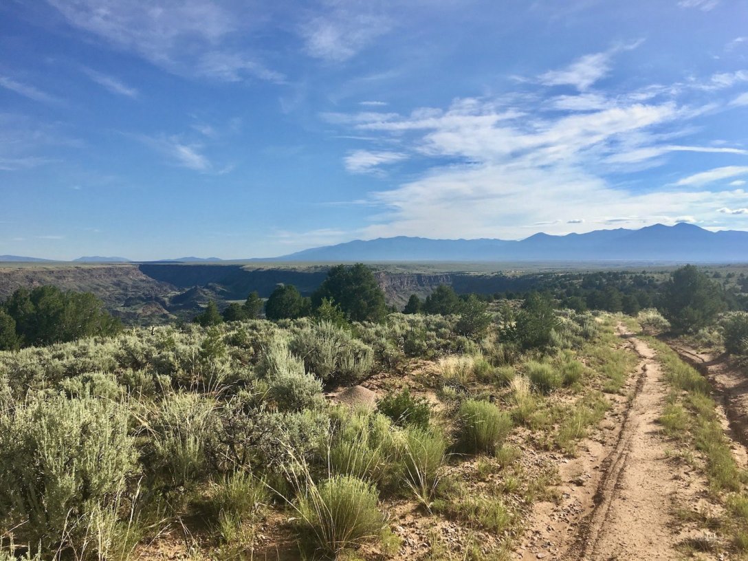 Along the Klauer Trail in Rio Grande del Norte National Monument