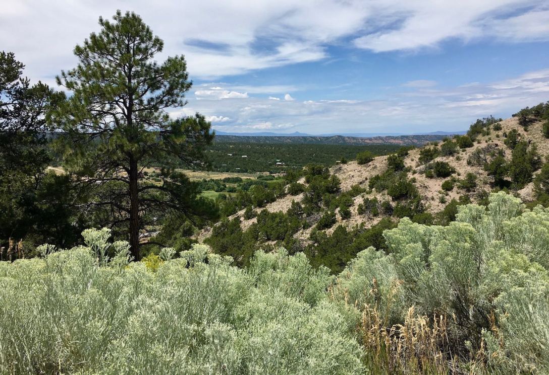 View from Truchas along the high road between Taos and Santa Fe
