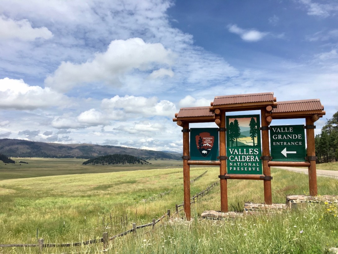 Valle Caldera National Preserve Entrance, northern New Mexico